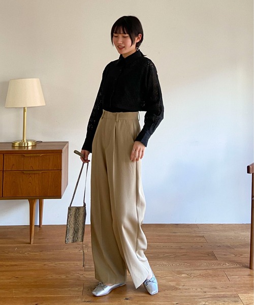 EPIMI E'PIMMY（エピミエピミー）の「スクエアバレエシューズ（バレエシューズ・レディース・ホワイト/ブラック/シルバー/グリーン・MEDIUM/LARGE）」の10枚目の写真