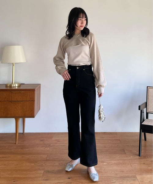 EPIMI E'PIMMY（エピミエピミー）の「スクエアバレエシューズ（バレエシューズ・レディース・ホワイト/ブラック/シルバー/グリーン・MEDIUM/LARGE）」の7枚目の写真