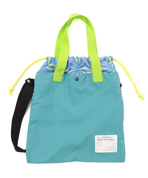 チチカカ（チチカカ）の「2wayショルダートートバッグ（ショルダーバッグ・レディース・ベージュ/カーキ/ブルー・FREE）」の5枚目の写真