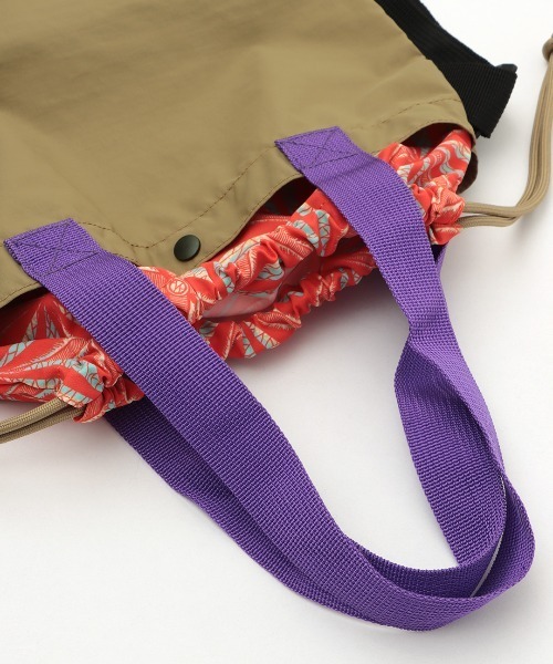 チチカカ（チチカカ）の「2wayショルダートートバッグ（ショルダーバッグ・レディース・ベージュ/カーキ/ブルー・FREE）」の9枚目の写真