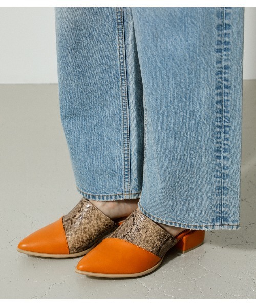 AZUL by moussy(アズールバイマウジー)の「BACK OPEN PUMPS/バックオープンパンプス(パンプス・レディース・ブラック系その他/オレンジ系その他・SMALL/MEDIUM/LARGE)」の7枚目の写真