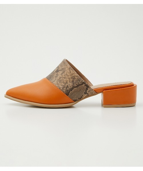 AZUL by moussy(アズールバイマウジー)の「BACK OPEN PUMPS/バックオープンパンプス(パンプス・レディース・ブラック系その他/オレンジ系その他・SMALL/MEDIUM/LARGE)」の4枚目の写真