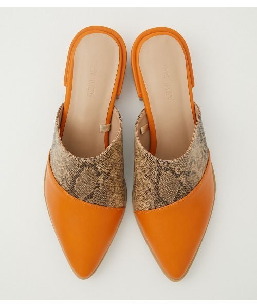 AZUL by moussy(アズールバイマウジー)の「BACK OPEN PUMPS/バックオープンパンプス(パンプス・レディース・ブラック系その他/オレンジ系その他・SMALL/MEDIUM/LARGE)」の5枚目の写真