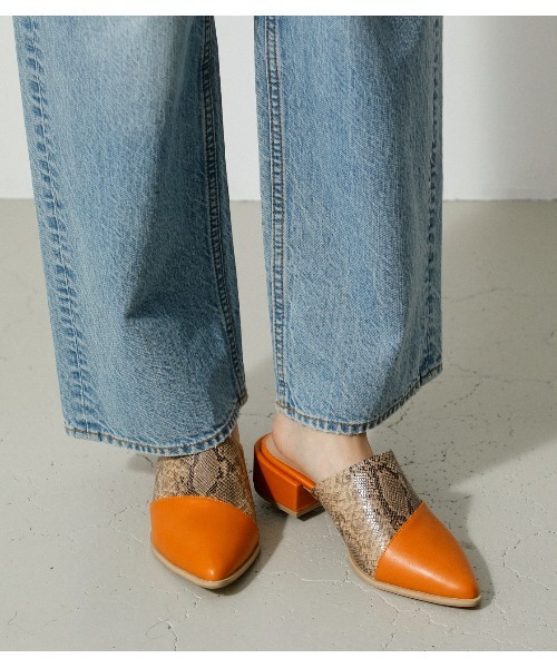 AZUL by moussy(アズールバイマウジー)の「BACK OPEN PUMPS/バックオープンパンプス(パンプス・レディース・ブラック系その他/オレンジ系その他・SMALL/MEDIUM/LARGE)」の9枚目の写真