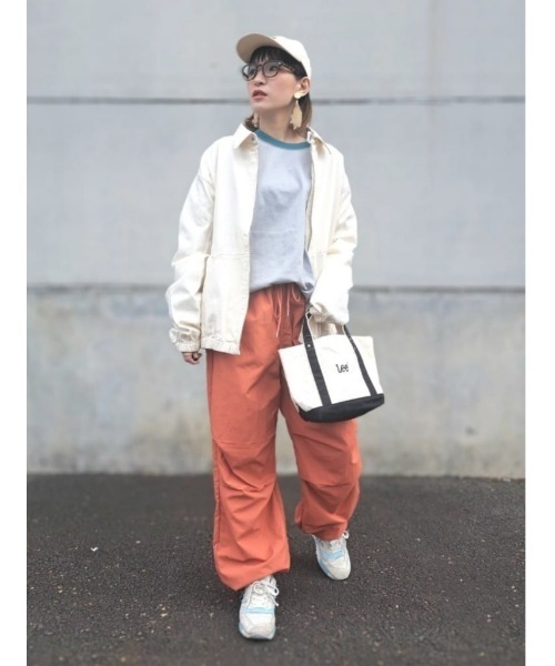 Lee（リー）の「【Lee】キャンバスミニトート（トートバッグ・レディース・ブラック/ベージュ/パープル・ONE SIZE）」の14枚目の写真