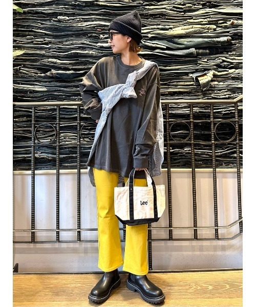 Lee（リー）の「【Lee】キャンバスミニトート（トートバッグ・レディース・ブラック/ベージュ/パープル・ONE SIZE）」の15枚目の写真