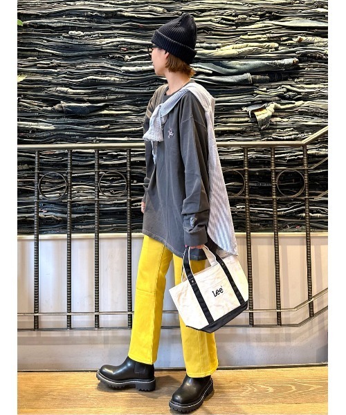 Lee（リー）の「【Lee】キャンバスミニトート（トートバッグ・レディース・ブラック/ベージュ/パープル・ONE SIZE）」の16枚目の写真