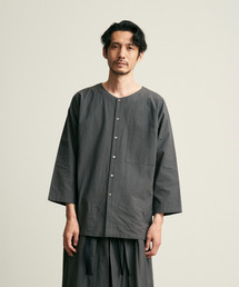 和robe KOIKUCHI  和ローブ　鯉口シャツ　TROVE C.P KOIKUCHI SHIRT（シャツ/ブラウス）｜和ROBE（ワローブ）の