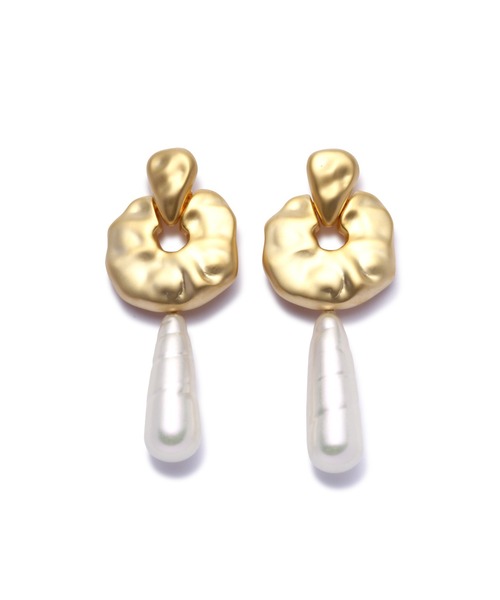 PINKY&DIANNE（ピンキーアンドダイアン）の「バロックパールドロップピアス（ピアス（両耳用）・レディース・ホワイト・ONE SIZE）」の5枚目の写真