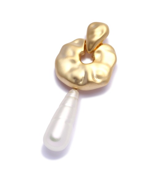 PINKY&DIANNE（ピンキーアンドダイアン）の「バロックパールドロップピアス（ピアス（両耳用）・レディース・ホワイト・ONE SIZE）」の4枚目の写真