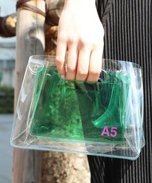 NaNa-NaNa | nana-nana/ナナナナ A5/A6 (PVC) クリアハンドバッグ ショルダーバック 2WAY(ハンドバッグ)