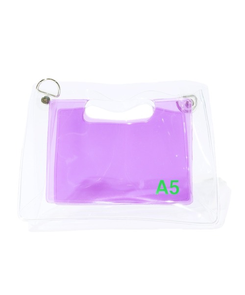 nana-nana/ナナナナ A5/A6 (PVC) クリアハンドバッグ ショルダーバック