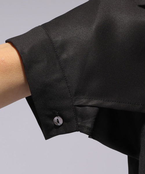 HARE（ハレ）の「サイドフラワーシャツ(HARE)（シャツ/ブラウス・レディース・ホワイト/ブラック・FREE）」の9枚目の写真