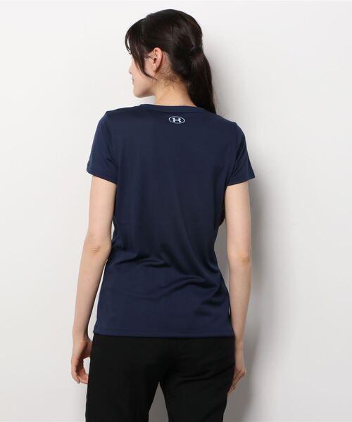 UNDER ARMOUR(アンダーアーマー)の「アンダーアーマー UA Big Logo Graphic Tee(Tシャツ/カットソー・レディース・ホワイト/グレー/ブラック/ネイビー・L/M/S/XL)」の7枚目の写真