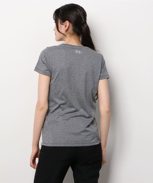 UNDER ARMOUR(アンダーアーマー)の「アンダーアーマー UA Big Logo Graphic Tee(Tシャツ/カットソー・レディース・ホワイト/グレー/ブラック/ネイビー・L/M/S/XL)」の6枚目の写真