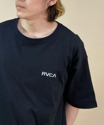 RVCA/ルーカ レオパード柄 オーバーサイズTシャツ/ヒョウ柄 バックプリントTシャツ BC041-296