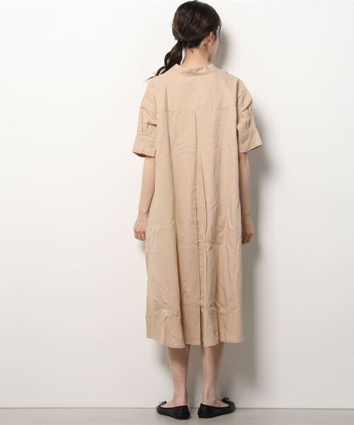 GAP（ギャップ）の「FREE&FLOW リネン ポップオーバー ワンピース（ワンピース・レディース・ブラック/ベージュ/ホワイト・XXS/XS/S/L/M）」の18枚目の写真