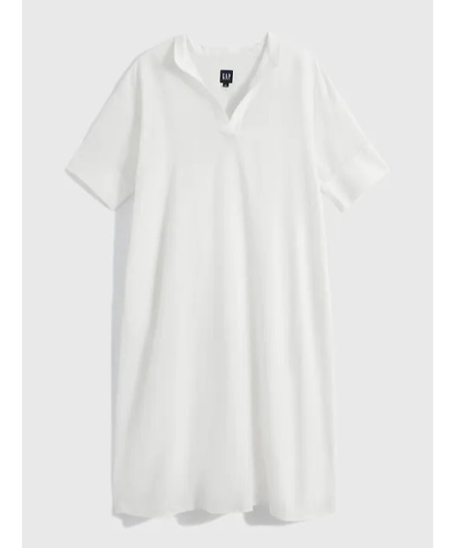 GAP（ギャップ）の「FREE&FLOW リネン ポップオーバー ワンピース（ワンピース・レディース・ブラック/ベージュ/ホワイト・XXS/XS/S/L/M）」の21枚目の写真