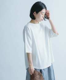 FORK&SPOON | FORK&SPOON　ボトルネック5分袖Tシャツ(Tシャツ/カットソー)