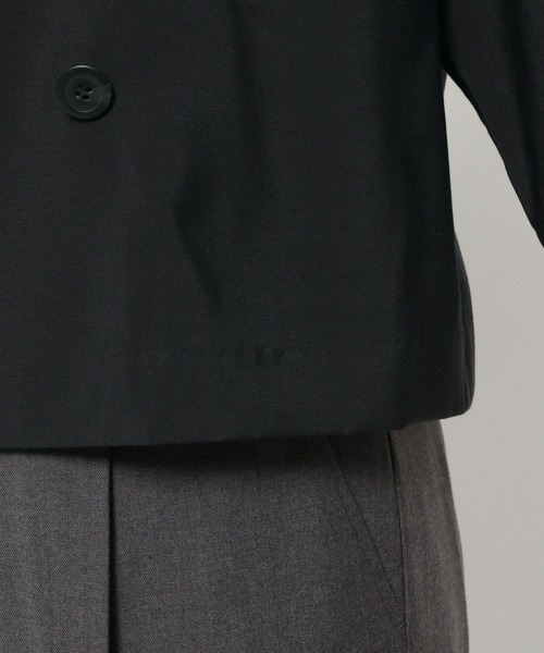 PAGEBOY（ページボーイ）の「ショートサマージャケット（テーラードジャケット・レディース・ブラック/ターコイズブルー/チャコール・FREE）」の14枚目の写真