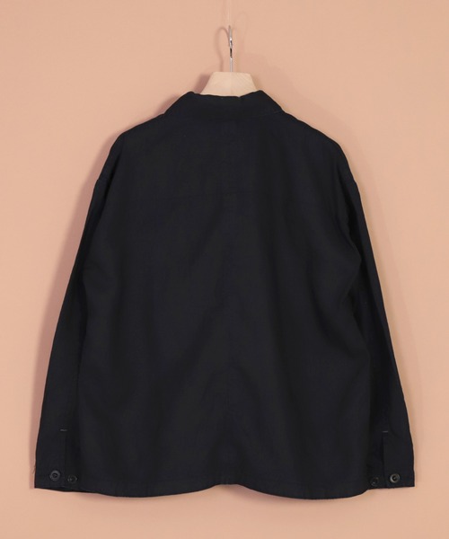 OMNIGOD（オムニゴッド）の「[OMNIGOD womens / オムニゴッド] ハイカウントリネン後染めインディゴ フレンチカバーオール（カバーオール・レディース・ワンウォッシュ・0）」の19枚目の写真