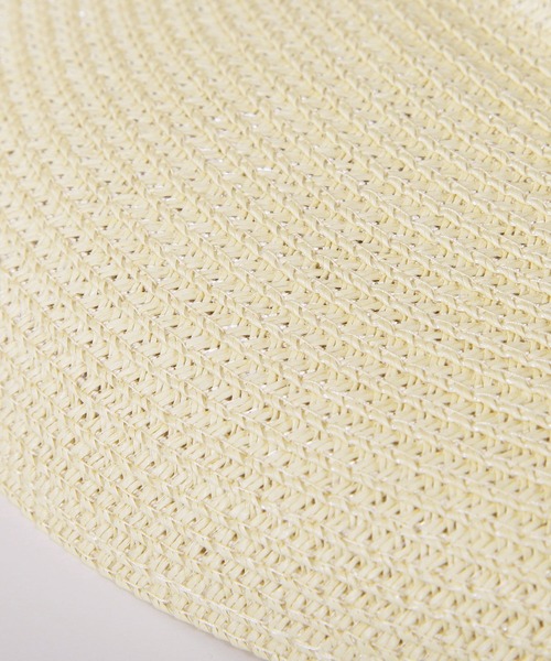 Julia Boutique(ジュリアブティック)の「リボン付きストローハット/22133(ハット・レディース・ホワイト/ブラック/ベージュ・ONE)」の9枚目の写真