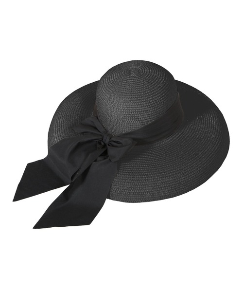 Julia Boutique(ジュリアブティック)の「リボン付きストローハット/22133(ハット・レディース・ホワイト/ブラック/ベージュ・ONE)」の13枚目の写真