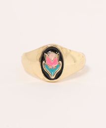 【OKUOKU 0909】花柄 デザイン リング / shop-ring-54