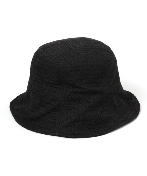 LEPSIM（レプシィム）の「アソートレースバケットハット　272193（ハット・レディース・オフホワイト/ブラック・ONE SIZE）」の2枚目の写真