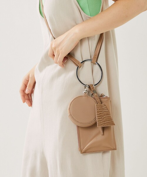 FREAK'S STORE（フリークスストア）の「Freedom/フリーダム　マルチショルダーバック/3連マルチショルダーバック（ショルダーバッグ・レディース・ブラック/ホワイト/ベージュ・ﾌﾘ-）」の3枚目の写真