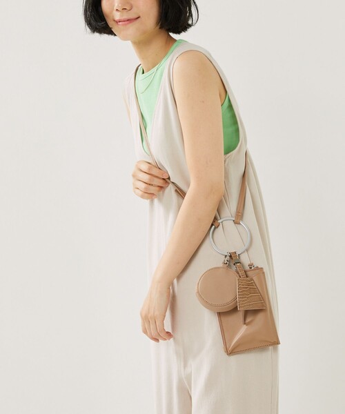 FREAK'S STORE（フリークスストア）の「Freedom/フリーダム　マルチショルダーバック/3連マルチショルダーバック（ショルダーバッグ・レディース・ブラック/ホワイト/ベージュ・ﾌﾘ-）」の6枚目の写真