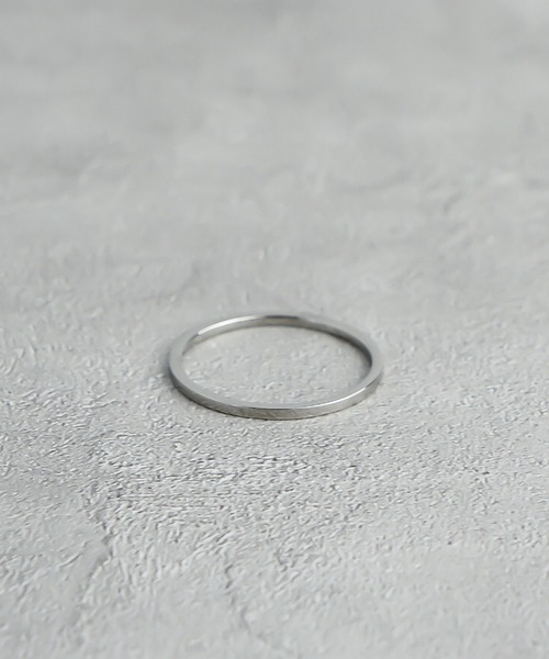 ieLS(イエルズ)の「金属アレルギー対応「ieLS」ペアリング ステンレス 1mmシンプル リング(リング・メンズ・シルバー/ゴールド/ピンクゴールド・13.5/9/16/11/12)」の6枚目の写真