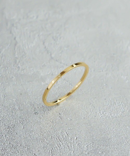 ieLS(イエルズ)の「金属アレルギー対応「ieLS」ペアリング ステンレス 1mmシンプル リング(リング・メンズ・シルバー/ゴールド/ピンクゴールド・13.5/9/16/11/12)」の12枚目の写真