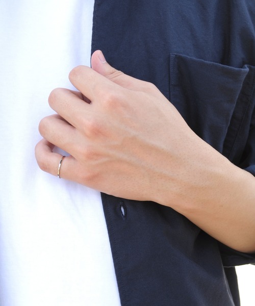 ieLS(イエルズ)の「金属アレルギー対応「ieLS」ペアリング ステンレス 1mmシンプル リング(リング・メンズ・シルバー/ゴールド/ピンクゴールド・13.5/9/16/11/12)」の13枚目の写真