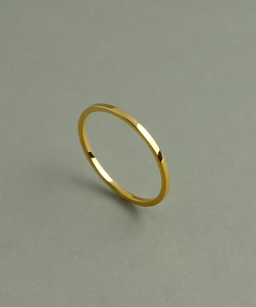 ieLS(イエルズ)の「金属アレルギー対応「ieLS」ペアリング ステンレス 1mmシンプル リング(リング・メンズ・シルバー/ゴールド/ピンクゴールド・13.5/9/16/11/12)」の14枚目の写真