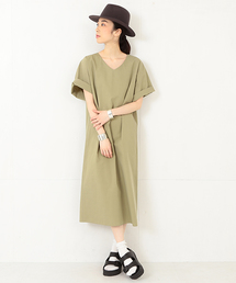 Ray BEAMS | RBS / Vネック コクーンロング ワンピース(ワンピース)