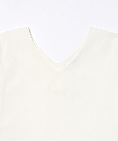 Ray BEAMS（レイビームス）の「RBS / Vネック コクーンロング ワンピース（ワンピース・レディース・オフホワイト/オリーブ・ONE SIZE）」の19枚目の写真