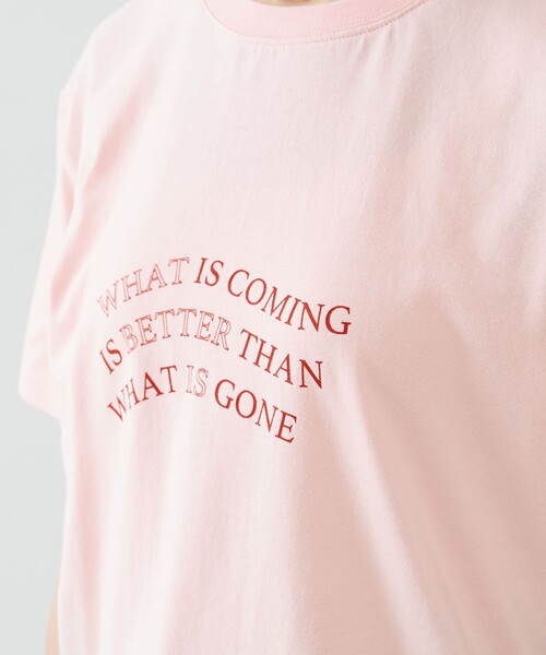 Firsthand（ファーストハンド）の「Firsthand/ファーストハンド オーガニックコットン プリントTシャツ（Tシャツ/カットソー・レディース・ホワイト/ピンク/スミクロ・FREE）」の17枚目の写真