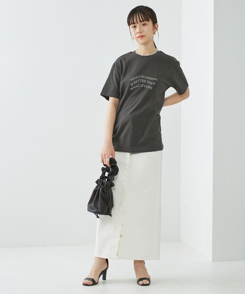 Firsthand（ファーストハンド）の「Firsthand/ファーストハンド オーガニックコットン プリントTシャツ（Tシャツ/カットソー・レディース・ホワイト/ピンク/スミクロ・FREE）」の21枚目の写真