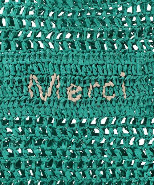 OPAQUE.CLIP（オペークドットクリップ）の「◆雑材ペーパーロゴトートバッグ（トートバッグ・レディース・ダークグリーン/サンドベージュ・00）」の16枚目の写真