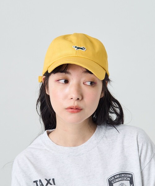 FREAK'S STORE(フリークスストア)の「TOWN CRAFT×FREAK'S STORE/タウンクラフト 別注 ワッペンキャップ(キャップ・レディース・ベージュ/イエロー/ピンク/ネイビー/グリーン/ブラック・ONE SIZE)」の5枚目の写真