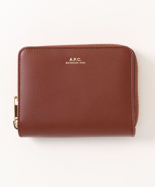 A.P.C.（アーペーセー）の「COMPACT EMMANUELLE（財布・レディース・ブラック/ブラウン・ONESIZE）」の2枚目の写真