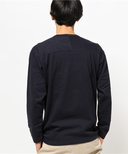 OUTLET(アウトレット)の「【Ciaopanic】RUSSELL別注フットボールTEE(Tシャツ/カットソー・メンズ・ホワイト/ネイビー・LARGE/MEDIUM)」の5枚目の写真
