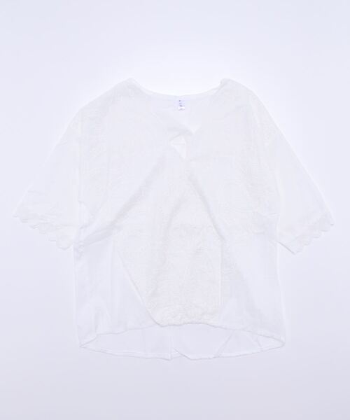 Lace Ladies(レースレディース)の「レース刺繍ブラウス(シャツ/ブラウス・レディース・ホワイト・XL/M/L/S)」の3枚目の写真