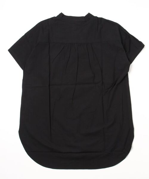 Shelly island(シェリーアイランド)の「ハーフスリーブタックシャツ(シャツ/ブラウス・レディース・ホワイト/ブラック・FREE)」の22枚目の写真