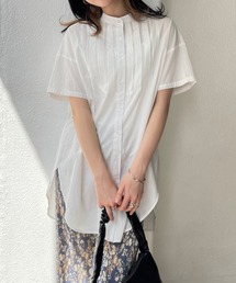 ハーフスリーブタックシャツ