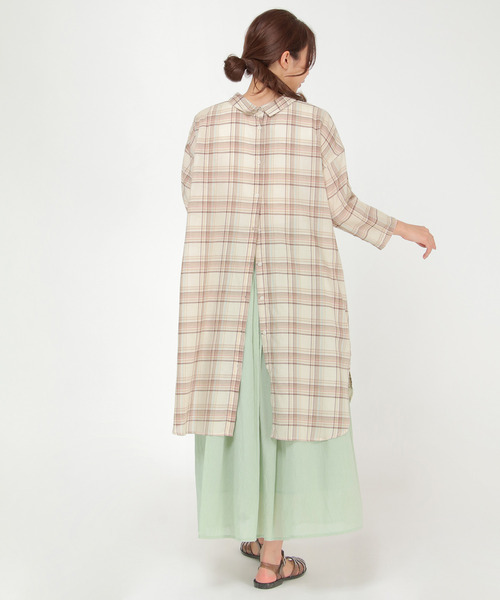 LBC（エルビーシー）の「コットンアムンゼン3WAYワンピース（ワンピース・レディース・グリーン/ブラック/ベージュ・M/L）」の8枚目の写真