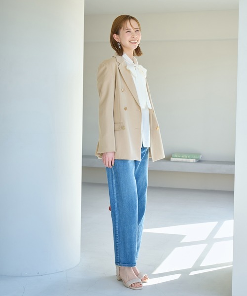 ROPE' PICNIC(ロペピクニック)の「金釦ジャケット(テーラードジャケット・レディース・ベージュ/ネイビー・40/38)」の16枚目の写真