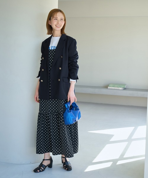 ROPE' PICNIC(ロペピクニック)の「金釦ジャケット(テーラードジャケット・レディース・ベージュ/ネイビー・40/38)」の21枚目の写真