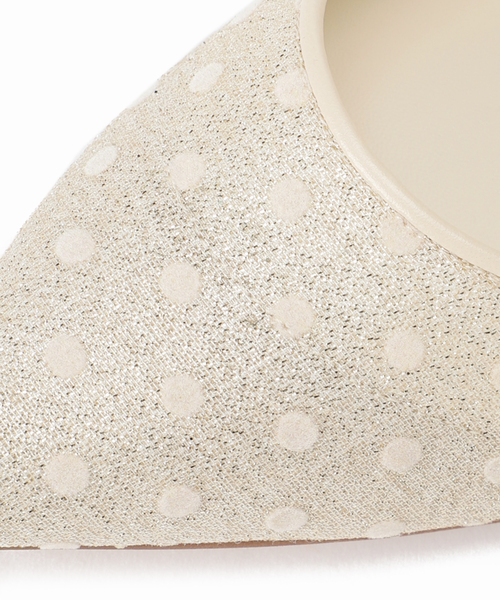 LE TALON(ルタロン)の「4.5cmポインテッドチュールドットパンプス(パンプス・レディース・ゴールド・22.5cm/23cm/23.5cm/24cm/24.5cm/21.5/22cm/25cm/25.5cm/21)」の11枚目の写真